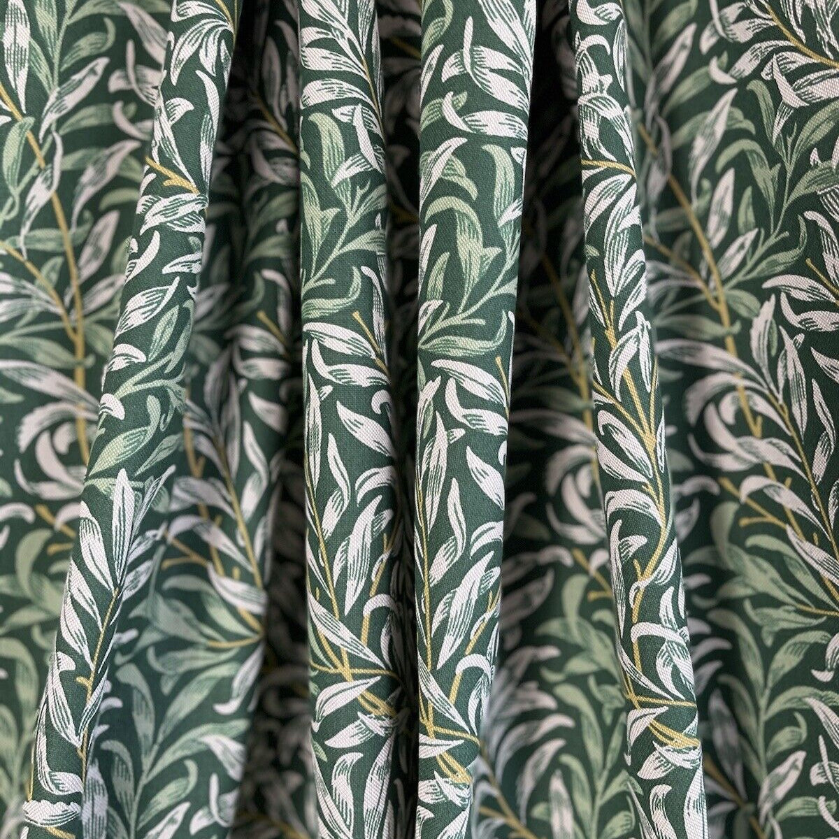 Botanical willow leaves design by William Morris.