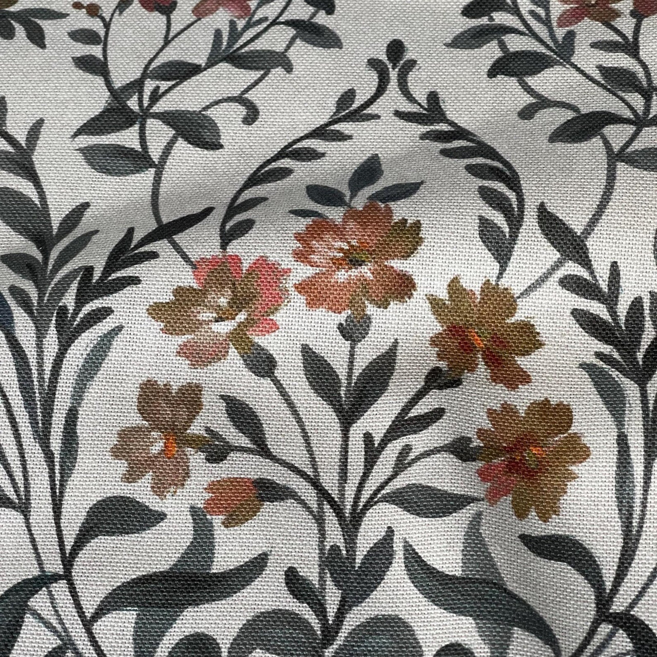 Ashcombe Garden floral tapestry fabric natural cotton texture