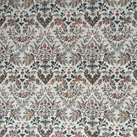 Thumbnail for Ashcombe Garden botanical floral organic cotton fabric close up