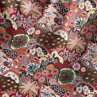 Thumbnail for Artistic forest landscape woven fabric in autumn tones