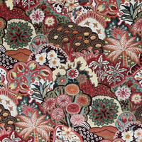 Thumbnail for Botanical gobelin tapestry fabric in warm autumn colours