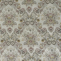 Thumbnail for Linen look floral fabric soft neutral palette
