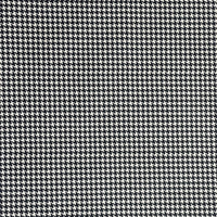 Thumbnail for Printed houndstooth organic cotton fabric in neutral tones – ideal for soft furnishings, upholstery accents, and modern interior projects.

