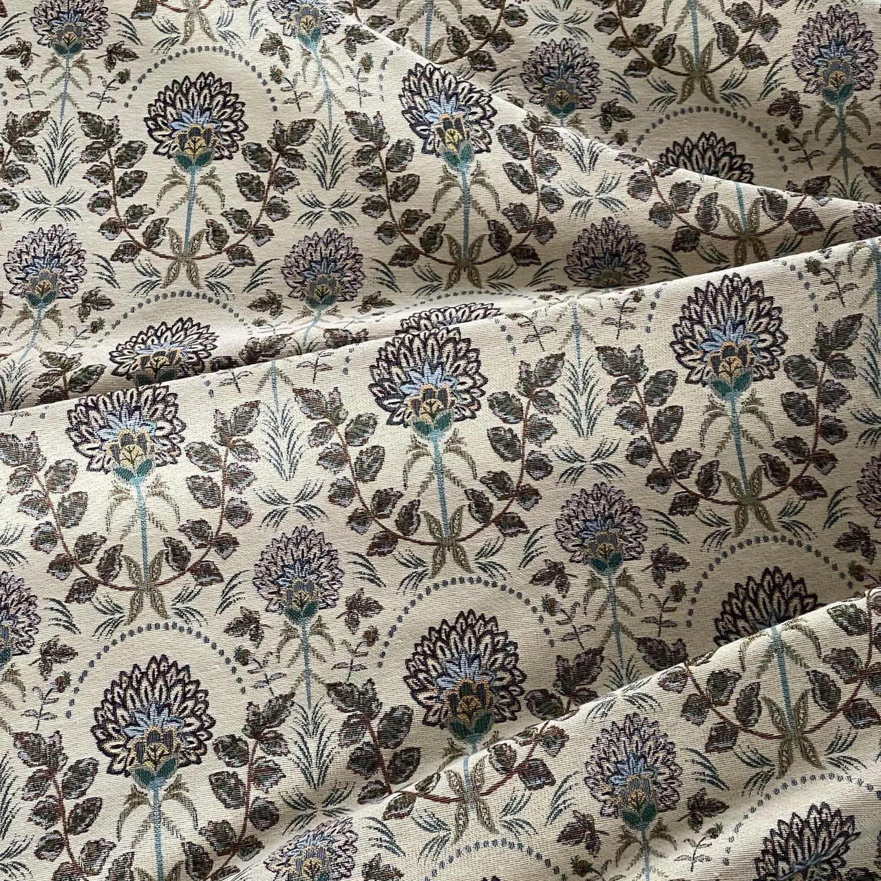 Willow and Thistle woven fabric close view