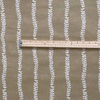 Thumbnail for Country stripe furnishing fabric in soft gold for curtains and upholstery