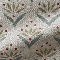 Thumbnail for Duckegg meadow botanical fabric suitable for curtains and upholstery