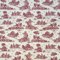 Thumbnail for Scenic print fabric featuring shepherds and lovers