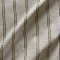 Thumbnail for Vertical stripe curtain fabric in natural linen look cotton blend