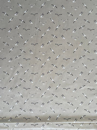 Thumbnail for Pattern of seagulls on a gray background
