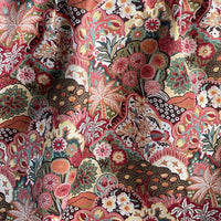 Thumbnail for Upholstery tapestry fabric featuring layered woodland scenery