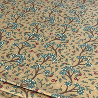 Thumbnail for Golden Cypress Botanical Fabric – Mustard Yellow Cotton Blend for Curtains, Blinds & Upholstery | Boho & Vintage Home Decor