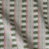 Thumbnail for classic stripe linen look fabric for interiors