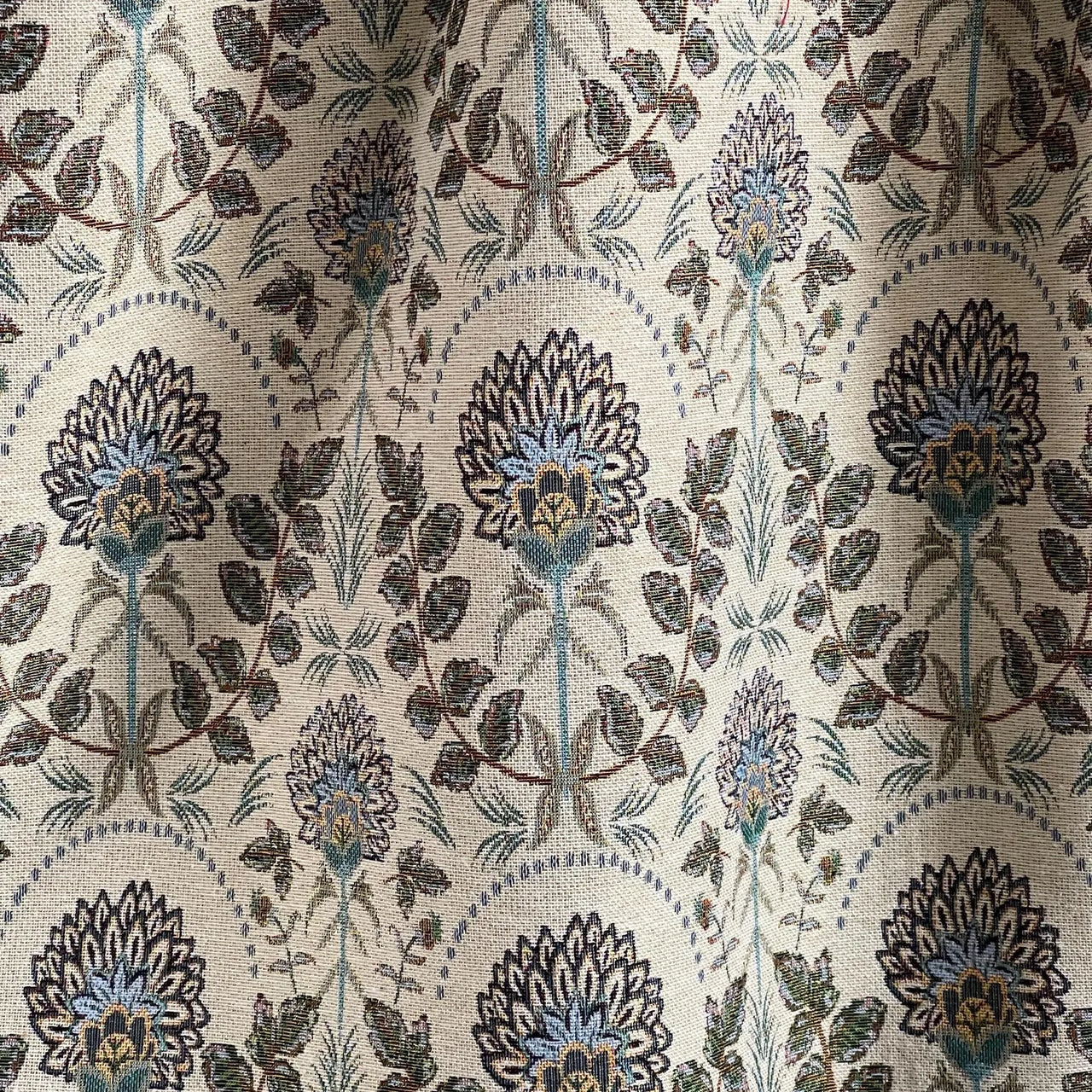 Willow and Thistle damask fabric detail