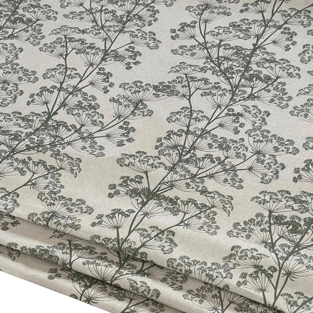 CUSTOM ORDER FOR KRIS – 4 Lined Cow Parsley Curtains – 244 cm × 137 cm Each