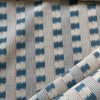 Thumbnail for Indigo Stitch Stripe Cotton Linen Fabric – Coastal Upholstery & Curtains | Artisan Woven Stripe Material
