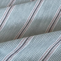 Thumbnail for Provence Dotted Stripe Fabric – Cotton Linen Blend | French Country Style