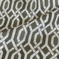 Thumbnail for Earth-toned designer fabric with modern pattern – ideal for upholstery and interior styling
