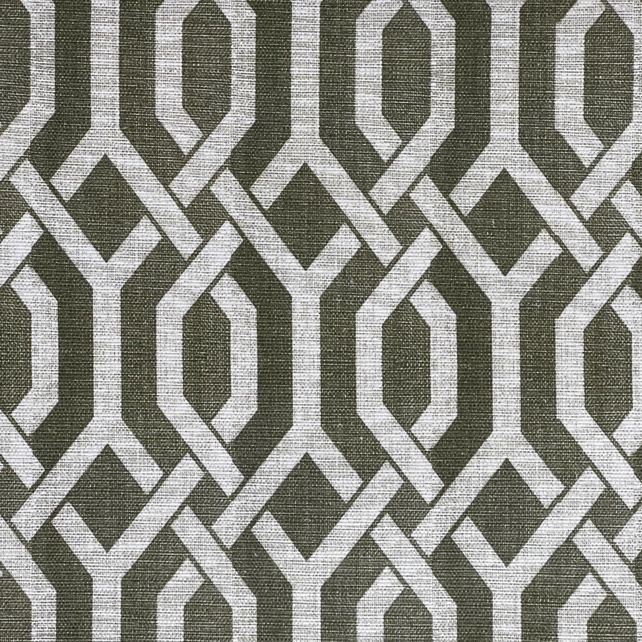 Organic-inspired lattice fabric in olive – versatile for blinds and light upholstery