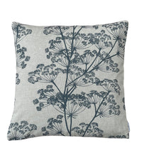 Thumbnail for Indigo blue cow parsley cushion cover with botanical print on a natural oatmeal background

Photo 5