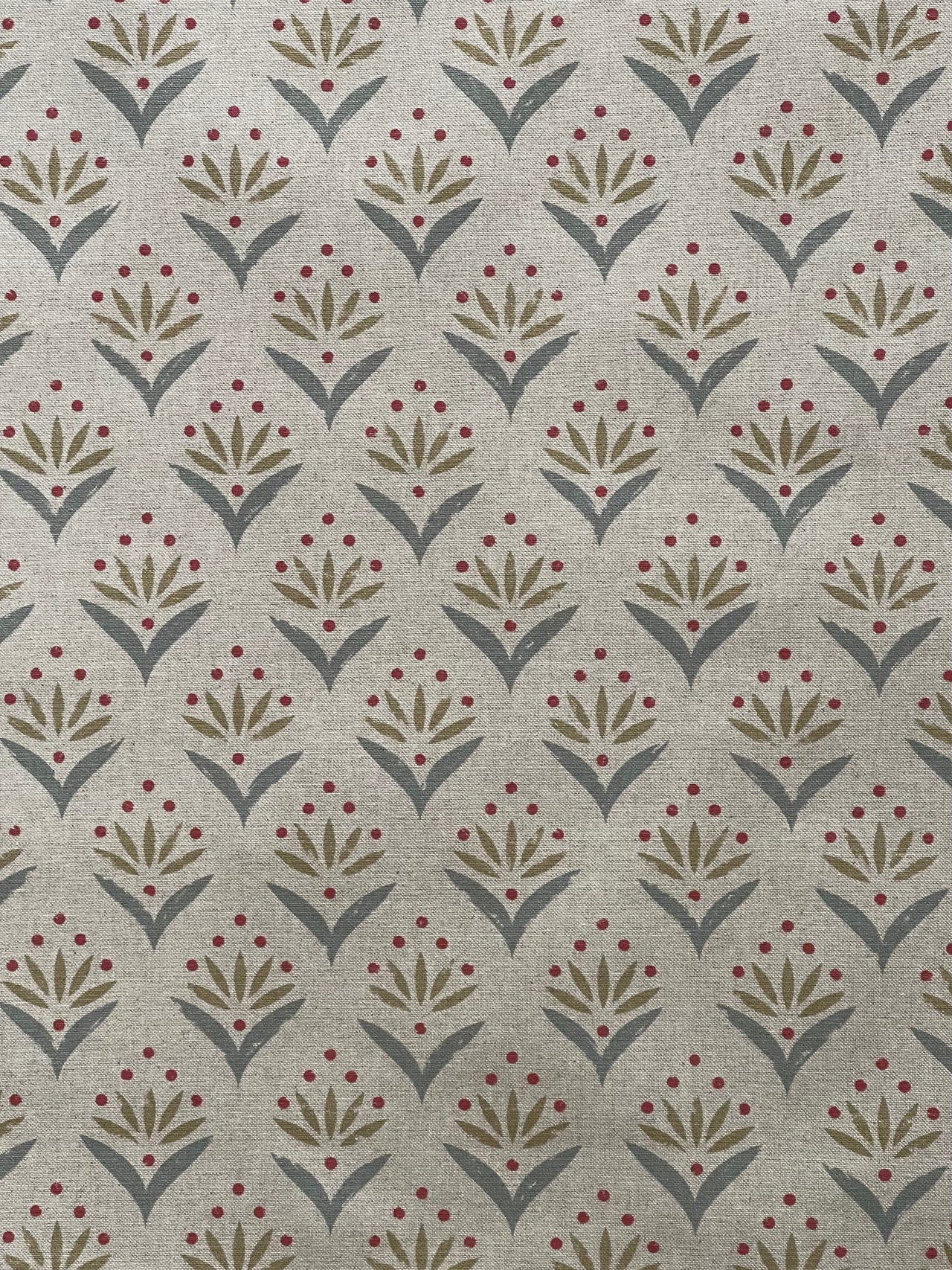 Meadow Berry duckegg home decor fabric for curtains and cushions