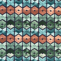 Thumbnail for Mid-century modern printed cotton for upholstery