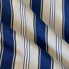 Thumbnail for Nautical blue striped fabric for coastal interiors