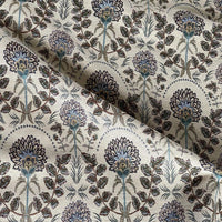 Thumbnail for Willow and Thistle damask fabric for roman blinds