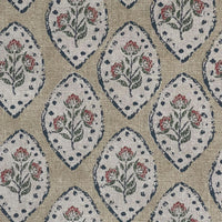 Thumbnail for Vintage inspired floral cotton blend fabric for curtains and cushions