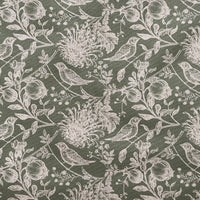 Thumbnail for Robin bird branch floral cotton textile