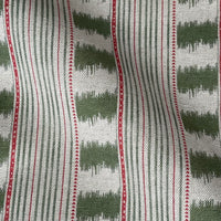 Thumbnail for natural tone stripe fabric linen look design