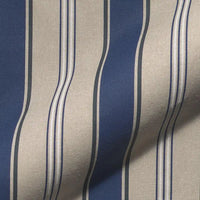 Thumbnail for Riviera blue stripe fabric in navy and beige