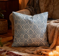 Thumbnail for modern home decor blue patterned cushion