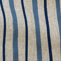 Thumbnail for Detailed view of the natural linen-look texture of Seabreeze cotton-blend fabric