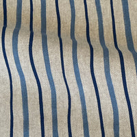Thumbnail for Blue and beige Seabreeze striped fabric suitable for making Roman blinds