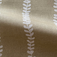 Thumbnail for Soft gold stripe linen look fabric for curtains and Roman blinds