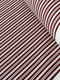 Thumbnail for Farmhouse-style stripe cotton fabric for soft furnishings
