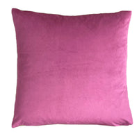 Thumbnail for Pink velvet cushion