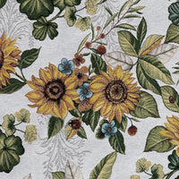 Thumbnail for Sunflower fabric close-up highlighting intricate woven threads