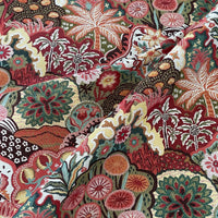Thumbnail for Traditional botanical tapestry fabric for home décor projects