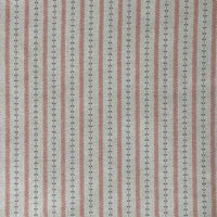 Thumbnail for Vertical stripe upholstery fabric in indigo blue and muted red