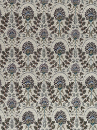 Thumbnail for Heritage damask tapestry fabric neutral tones