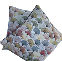 Thumbnail for Gingko Cushion Cover Cotton Silver Apricot Nut Tree Leaves Flowers Nature Japan