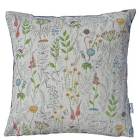 Thumbnail for Floral Fields Cushion Cover Cotton Plants Botanical Flowers Leaves Butterfly