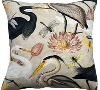 Thumbnail for Birds Cushion Cover Herons Bird Pattern Throw Pillow Case 16” - 22”
