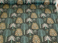 Thumbnail for Banana Tree Velvet Fabric Sold by Meter Green Botanical Sewing Material Floral Textile For Sewing Upholstery