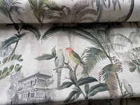 Thumbnail for Pagoda Parrots Cotton Fabric by Meter Birds Sewing Material By Yards Meter's Japanese Motif Textile Vintage Style Canvas For Pillows Curtains Crafts