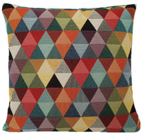 Thumbnail for Rug Cushion Cover Harlequin Kilim Tapestry throw pillow case Oriental diamond pattern pillowcase Blue 16