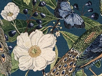 Thumbnail for Teal Woven Peacock  Upholstery fabric -Sold by Meter