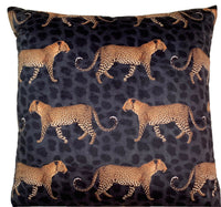 Thumbnail for Leopard Printed Cushion Cover Dots Panthers Black Orange Grey Velvet 16