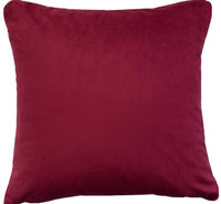 Thumbnail for Red Poppy Stripes Cushion Cover Black Woven Throw Pillow Botanica Pinkl Garden
